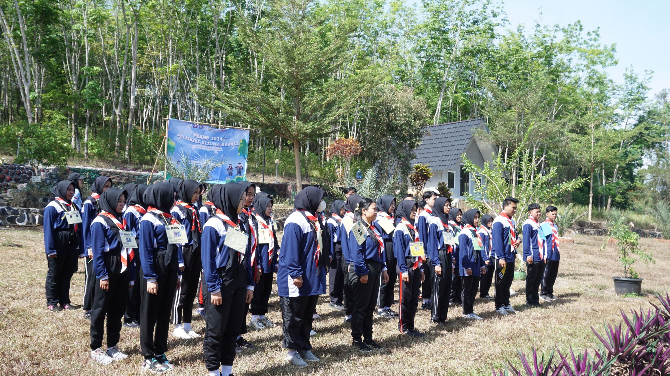 di Kebun Herbal Kesuma Bangsa, Rabu (18/9).